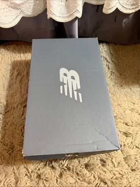 New Balance Dark Gray Shoe Box with Silver Logo